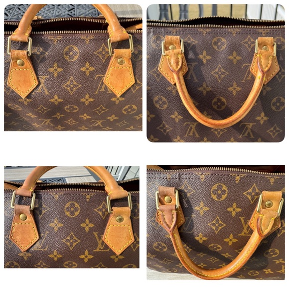 Louis Vuitton Brown Monogram Speedy 30 Handbag - Picture 6 of 16
